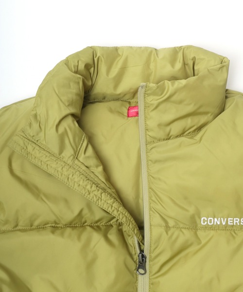 CONVERSE(コンバース)の「CONVERSE(コンバース)撥水・防風・フェイクダウンジャケット レディース/中綿ジャケット(ダウンジャケット/コート・レディース・ブラック/カーキ/マスタード/ベージュ・M/L)」の14枚目の写真