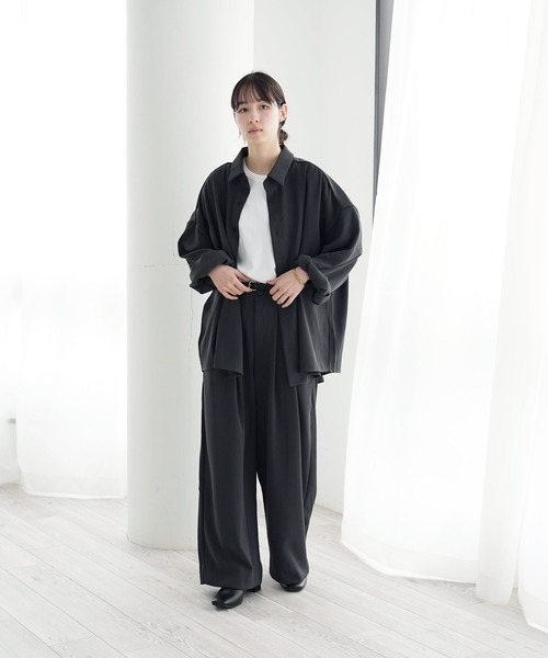 sullen tokyo ワイドストレートスラックス 90's WIDE STRAIGHT TROUSERS – SULLEN TOKYO - パンツ