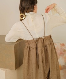 シアーサッカーストライプブラウス