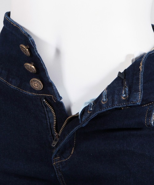 Julia Boutique(ジュリアブティック)の「3連ボタンハイウエストデニムスキニーパンツ/22512(デニムパンツ・レディース・ブラック/ネイビー/ブルー・S/M/L/LL/3L)」の19枚目の写真