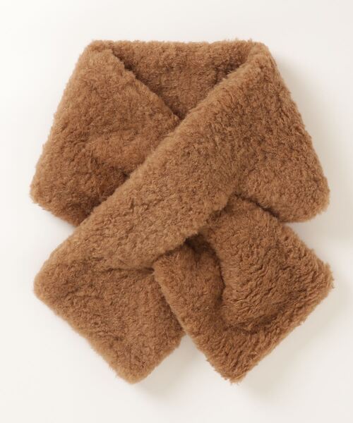 Per sist ence（パーシエンス）の「Per sist ence/パーシエンス クロスフェイクファーティペット（マフラー）」 WEAR