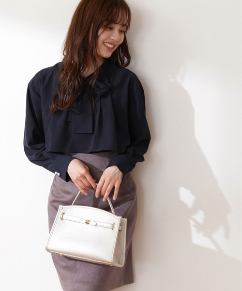 PROPORTION BODY DRESSING（プロポーションボディドレッシング）の「ティアードジョーゼットブラウス / 1212210004（シャツ/ブラウス・レディース・ホワイト系その他/ブラウン系その他/ネイビー・SMALL/MEDIUM）」の11枚目の写真