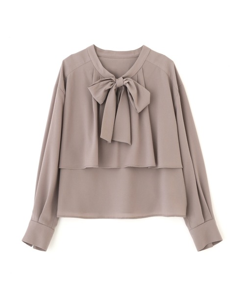 PROPORTION BODY DRESSING（プロポーションボディドレッシング）の「ティアードジョーゼットブラウス / 1212210004（シャツ/ブラウス・レディース・ホワイト系その他/ブラウン系その他/ネイビー・SMALL/MEDIUM）」の19枚目の写真