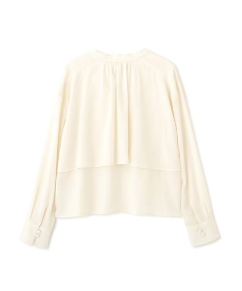 PROPORTION BODY DRESSING（プロポーションボディドレッシング）の「ティアードジョーゼットブラウス / 1212210004（シャツ/ブラウス・レディース・ホワイト系その他/ブラウン系その他/ネイビー・SMALL/MEDIUM）」の13枚目の写真