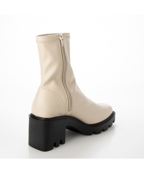 noyau（ノヤウ）の「タンクソールストレッチブーツ（ブーツ・レディース・ライトブルーグレー/アイボリー/ブラック系その他6/ブラック・S/M/L/LL）」の6枚目の写真