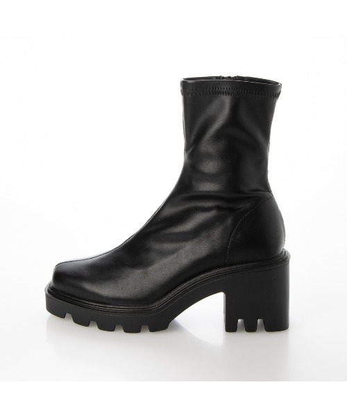 noyau（ノヤウ）の「タンクソールストレッチブーツ（ブーツ・レディース・ライトブルーグレー/アイボリー/ブラック系その他6/ブラック・S/M/L/LL）」の11枚目の写真