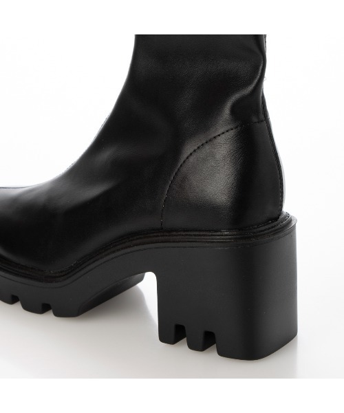 noyau（ノヤウ）の「タンクソールストレッチブーツ（ブーツ・レディース・ライトブルーグレー/アイボリー/ブラック系その他6/ブラック・S/M/L/LL）」の15枚目の写真