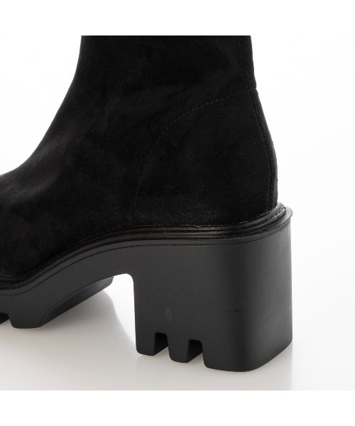 noyau（ノヤウ）の「タンクソールストレッチブーツ（ブーツ・レディース・ライトブルーグレー/アイボリー/ブラック系その他6/ブラック・S/M/L/LL）」の21枚目の写真