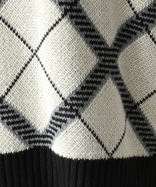 Heather（ヘザー）の「柄ニットVEST  165358（ベスト・レディース・ホワイト系/ブラウン系/グリーン系・FREE）」の11枚目の写真