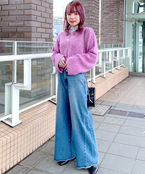 w closet（ダブルクローゼット）の「フレアデニムパンツ（デニムパンツ