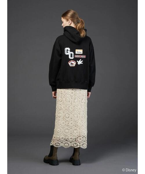 Disney（ディズニー）の「シルエットレーススカート/Mickey（スカート・レディース・アイボリー/チャコールグレー・FREE）」の20枚目の写真