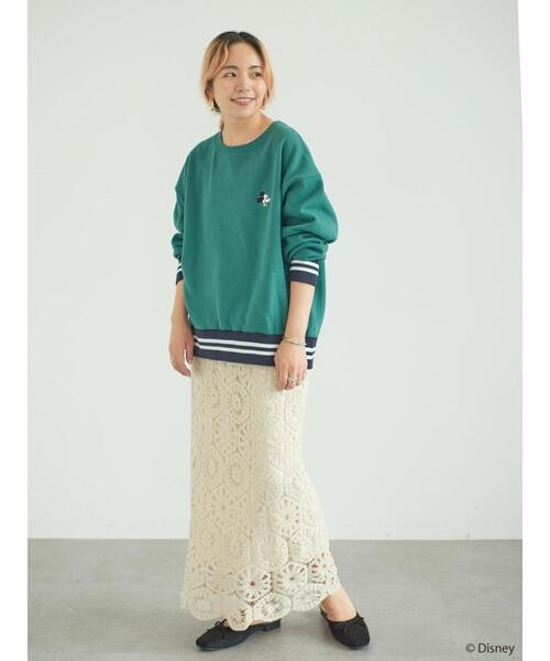 Disney（ディズニー）の「シルエットレーススカート/Mickey（スカート・レディース・アイボリー/チャコールグレー・FREE）」の21枚目の写真