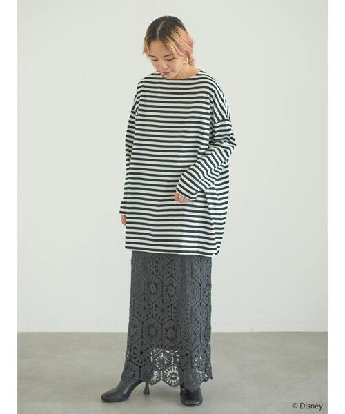 Disney（ディズニー）の「シルエットレーススカート/Mickey（スカート・レディース・アイボリー/チャコールグレー・FREE）」の19枚目の写真