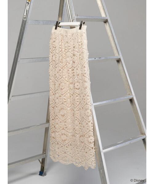 Disney（ディズニー）の「シルエットレーススカート/Mickey（スカート・レディース・アイボリー/チャコールグレー・FREE）」の13枚目の写真