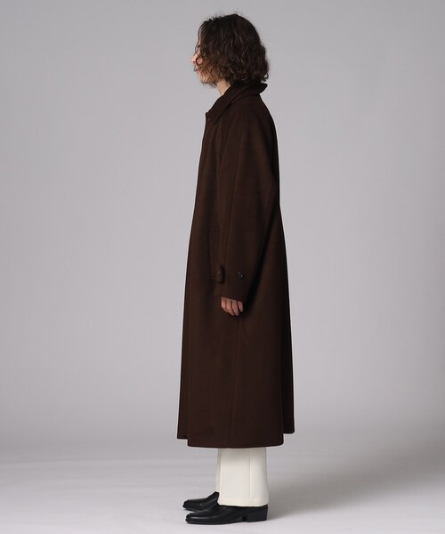 tk.TAKEO KIKUCHI（ティーケータケオキクチ）の「◆テックメルトンビッグステンカラーコート（ステンカラーコート・メンズ・ブラウン系その他/ライトベージュ/ブラック・01/02/03）」の17枚目の写真