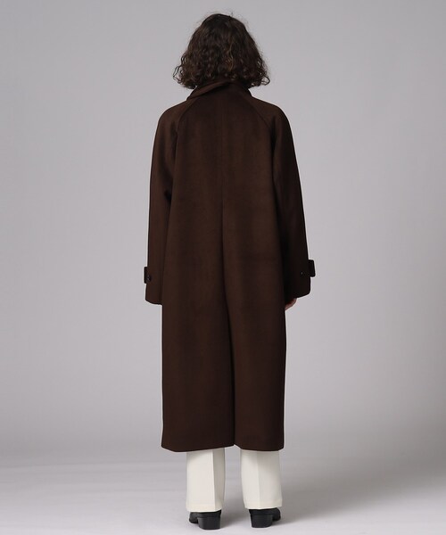 tk.TAKEO KIKUCHI（ティーケータケオキクチ）の「◆テックメルトンビッグステンカラーコート（ステンカラーコート・メンズ・ブラウン系その他/ライトベージュ/ブラック・01/02/03）」の10枚目の写真