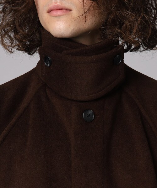 tk.TAKEO KIKUCHI（ティーケータケオキクチ）の「◆テックメルトンビッグステンカラーコート（ステンカラーコート・メンズ・ブラウン系その他/ライトベージュ/ブラック・01/02/03）」の12枚目の写真