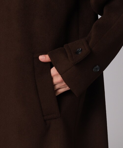 tk.TAKEO KIKUCHI（ティーケータケオキクチ）の「◆テックメルトンビッグステンカラーコート（ステンカラーコート・メンズ・ブラウン系その他/ライトベージュ/ブラック・01/02/03）」の16枚目の写真