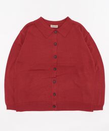 Samansa Mos2 | 襟付ニットカーディガン(カーディガン/ボレロ)