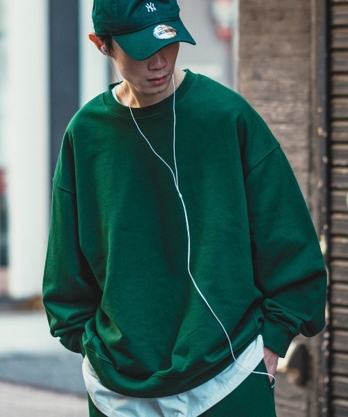 improves(インプローブス)の「【improves】13.4オンス ヘビーウエイト クルーネック スウェット トレーナー(スウェット・メンズ・グリーン/ネイビー/ブラック/オートミール・LARGE/MEDIUM/X-LARGE)」の3枚目の写真