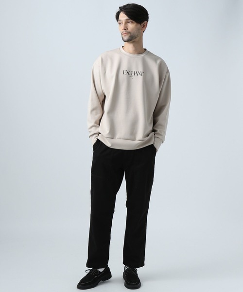 BAYFLOW(ベイフロー)の「ポンチプリントプルオーバー(スウェット・メンズ・ブラック/ベージュ/ブルー・MEDIUM/LARGE)」の5枚目の写真