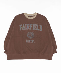 Samansa Mos2 | 襟配色プリントアソートスウェット(Tシャツ/カットソー)