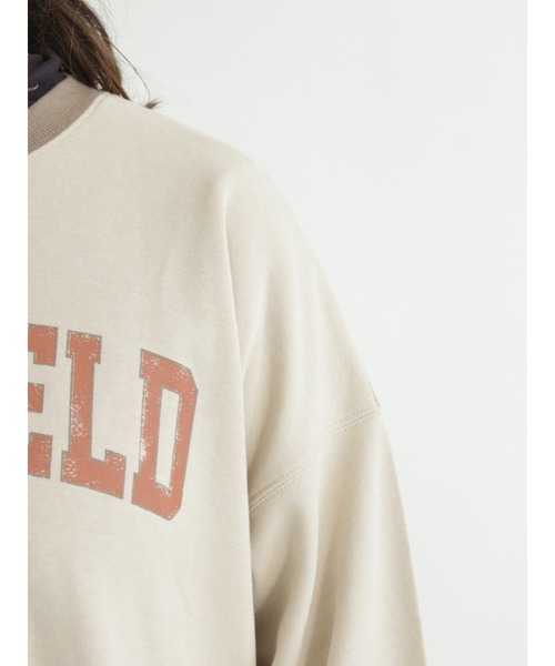 Samansa Mos2（サマンサ モスモス）の「襟配色プリントアソートスウェット（Tシャツ/カットソー・レディース・レッド/ブルー/グリーン/モカ/チャコール/キナリ・ﾌﾘ-）」の19枚目の写真