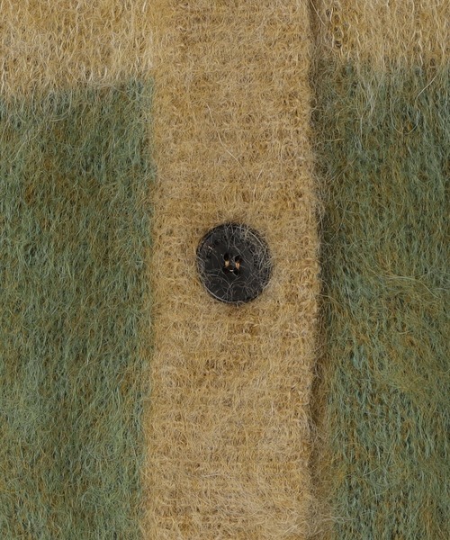 ROBERTO COLLINA（ロベルトコリーナ）の「roberto collina | Vネックカーディガン チェック WOMEN（カーディガン/ボレロ・レディース・グリーン系その他・SMALL）」の12枚目の写真