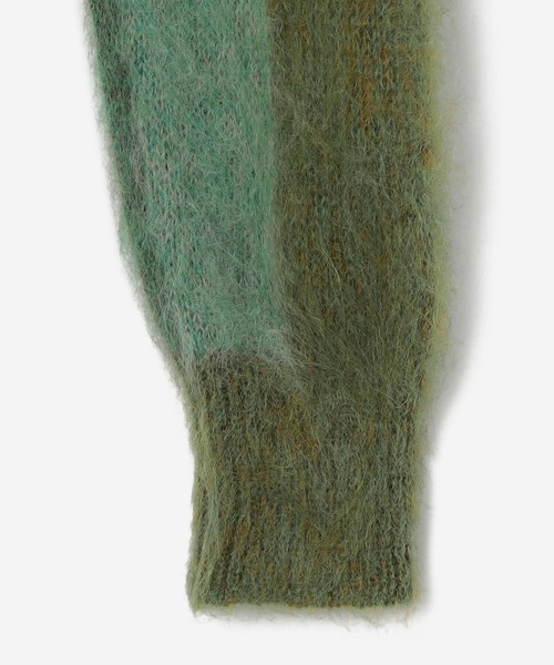 ROBERTO COLLINA（ロベルトコリーナ）の「roberto collina | Vネックカーディガン チェック WOMEN（カーディガン/ボレロ・レディース・グリーン系その他・SMALL）」の10枚目の写真