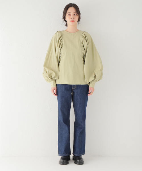 セール】【SEEALL / シーオール】NEW STANDARD TOP:ブラウス