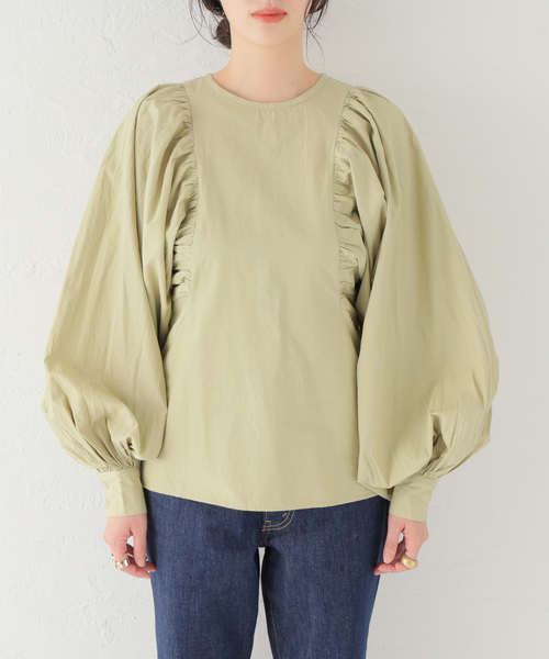 セール】【SEEALL / シーオール】NEW STANDARD TOP:ブラウス