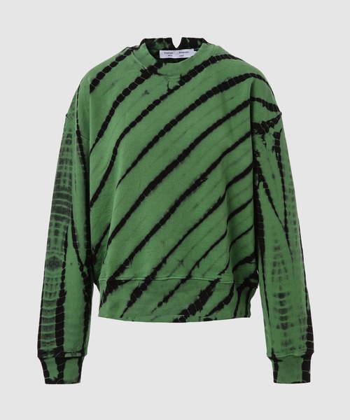 PROENZA SCHOULER（プロエンザ スクーラー）の「Tie Dye Sweatshirt（スウェット・レディース・グリーン系その他/ブルー系その他・XS/S）」の2枚目の写真