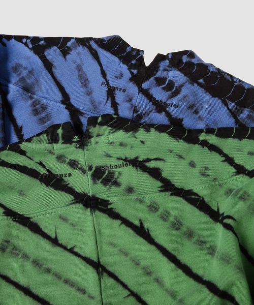 PROENZA SCHOULER（プロエンザ スクーラー）の「Tie Dye Sweatshirt（スウェット・レディース・グリーン系その他/ブルー系その他・XS/S）」の4枚目の写真