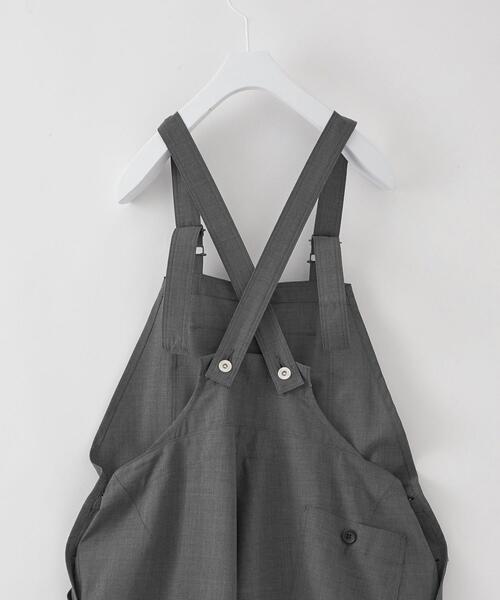 CITEN(シテン)の「<CITEN>フレンチオーバーオール(サロペット/オーバーオール・メンズ・ダークグレー/ブラック・FREE)」の17枚目の写真
