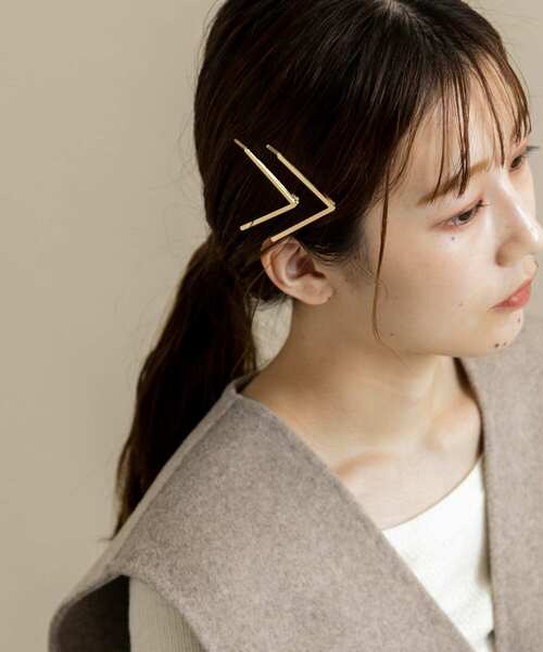 SMELLY（スメリー）の「メタルV2セットピン（ヘアピン・レディース・ゴールド・-）」の6枚目の写真