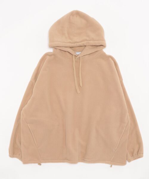 AMERICAN HOLIC（アメリカンホリック）の「フリースドロストフードパーカー（パーカー・レディース・ダークネイビー/アイボリー/ベージュ・L/M）」の16枚目の写真