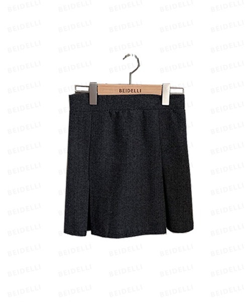BEIDELLI（ベイデリー）の「[BELLIDE MADE] ヘリンボーンチェックジャケット+スカートセットアップ（セットアップ・レディース・ブラック/ブラウン・FREE）」の5枚目の写真