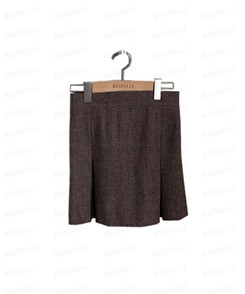 BEIDELLI（ベイデリー）の「[BELLIDE MADE] ヘリンボーンチェックジャケット+スカートセットアップ（セットアップ・レディース・ブラック/ブラウン・FREE）」の17枚目の写真