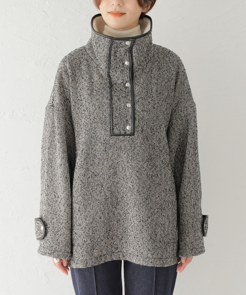 SLOBE IENA（スローブイエナ）の「ネップヘリンボーンブルゾン