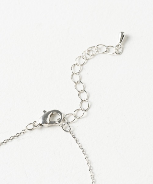 Alpinus（アルピナス）の「ring top silver chain necklace / リングトップシルバーチェーンネックレス（ネックレス・メンズ・シルバー・FREE）」の4枚目の写真