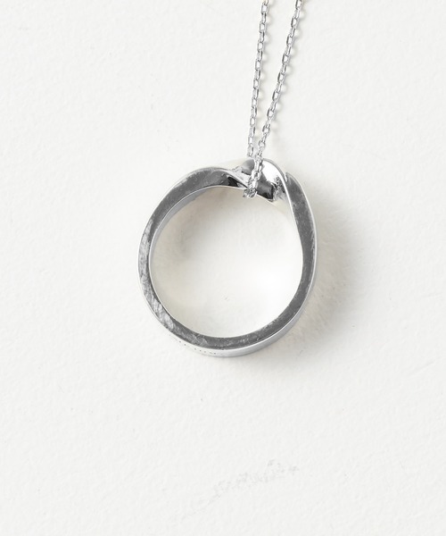 Alpinus（アルピナス）の「ring top silver chain necklace / リングトップシルバーチェーンネックレス（ネックレス・メンズ・シルバー・FREE）」の7枚目の写真