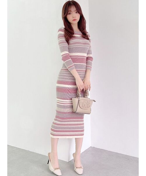 RESEXXY(リゼクシー)の「リブニットハイネックワンピース(ワンピース・レディース・ブラック/モカ/その他1・SMALL/MEDIUM)」の18枚目の写真