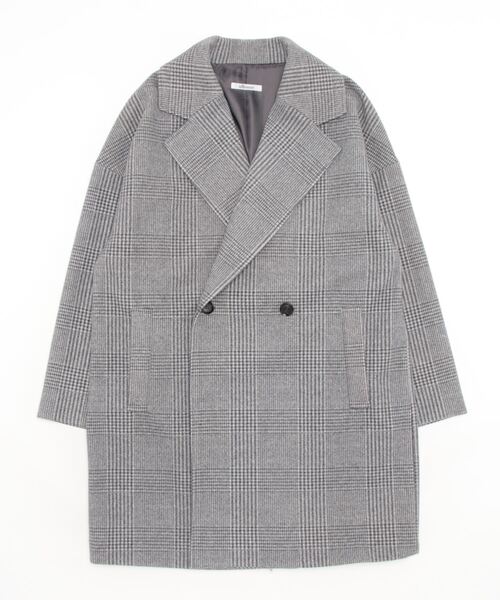 LAGLAIA（ラグライア）の「【sifflement】チェックハーフコート（その他アウター・レディース・ベージュ/グレー系その他・FREE）」の2枚目の写真