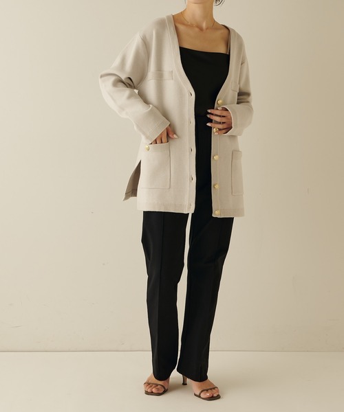 COLLAGE GALLARDAGALANTE（コラージュガリャルダガランテ）の「シルキーキャミ（キャミソール・レディース・ブラック/アイボリー/パープル・FREE）」の18枚目の写真