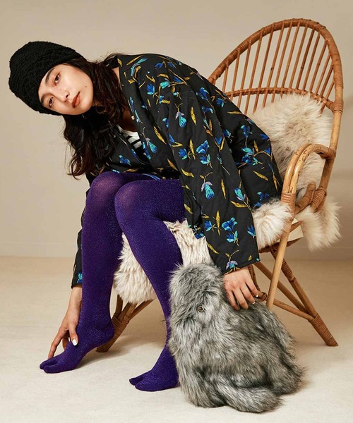 MEDE19F（メデジュウキュウ）の「ＭＥＤＥ１９Ｆ　リバーシブルはんてん（その他ルームウェア・レディース・ブラック系その他・2/1）」の2枚目の写真