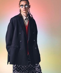 MAISON SPECIAL | 《ユニセックスアイテム》ションヘルピークドラペルプライムオーバーダブルテーラードジャケット【MAISON SPECIAL/メゾンスペシャル】■セットアップ対応■(テーラードジャケット)