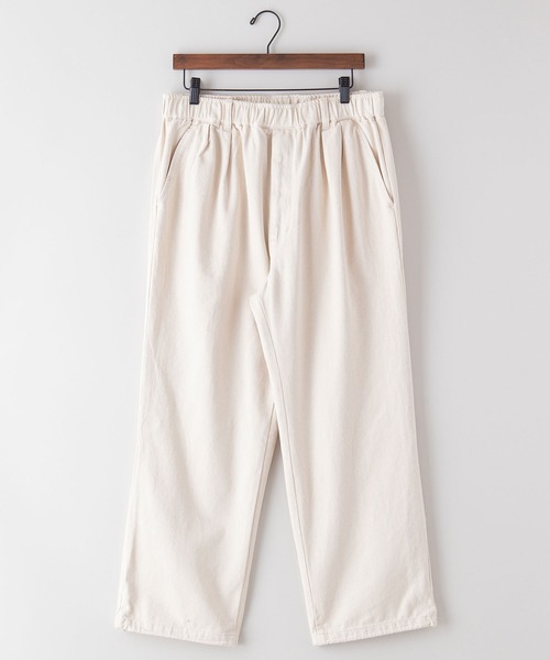 【ROOT THREE/ルートスリー】スケーターパンツ ワイドパンツ 裾ドローコード ウエストゴム(その他パンツ)|ROOT THREE(ルートスリー)