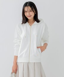 【洗える】オーガニックコットンテリー ジップアップ フーディー