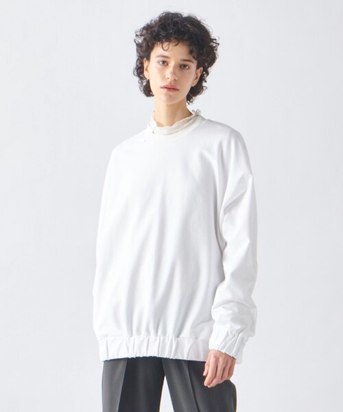 JOSEPH STUDIO（ジョゼフストゥディオ）の「【洗える・ユニセックス】バータックビックスウェット　カットソー（スウェット・メンズ・ホワイト系/ブラック系・SMALL/MEDIUM/LARGE）」の9枚目の写真