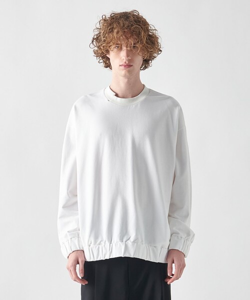 JOSEPH STUDIO（ジョゼフストゥディオ）の「【洗える・ユニセックス】バータックビックスウェット　カットソー（スウェット・メンズ・ホワイト系/ブラック系・SMALL/MEDIUM/LARGE）」の19枚目の写真